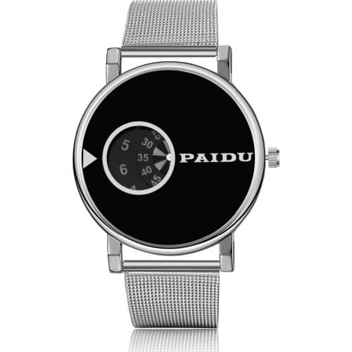 2020 New Brand PAIDU Mens Watch High Quality Stainless Steel Mesh Watch Man Luxury Designer Quartz Watch Relogio Masculino 202