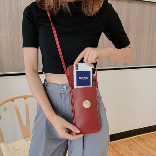 New fashion mobile phone bags female mini messenger bag simple shoulder bag women purse 01-SB-bdsjmn