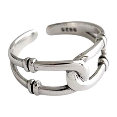 New Bow Rings for Women Lady Punk Vintage Open Antique Rings Statement Jewelry