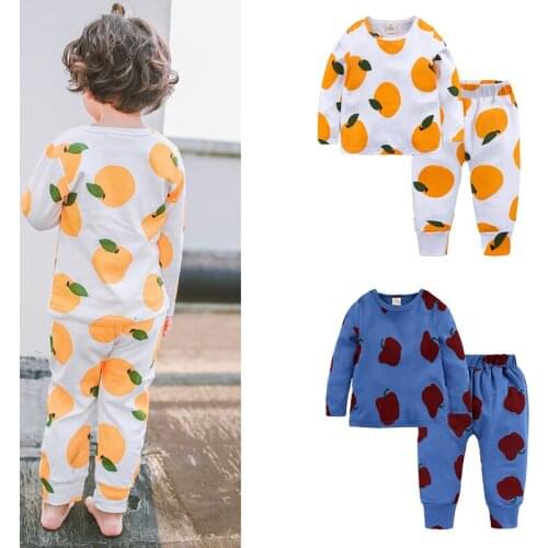 New Korean Child Pyjama Pants Set Children Pajamas Outfits Toddler Baby Clothes Boys Cotton Sleepwear Kids Pajamas For Girls