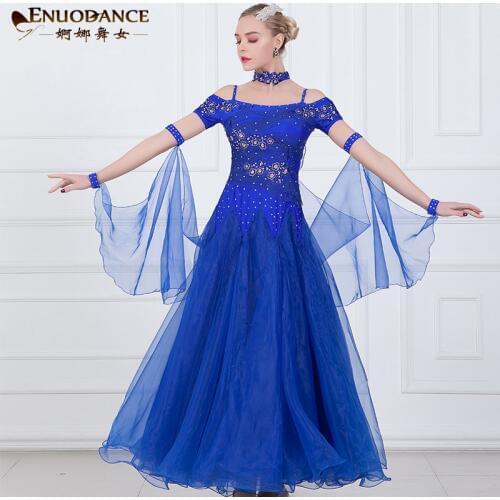 New ballroom waltz modern dance dress ballroom dance competition dresses standard ballroom dancing clothes tango dress MQ273