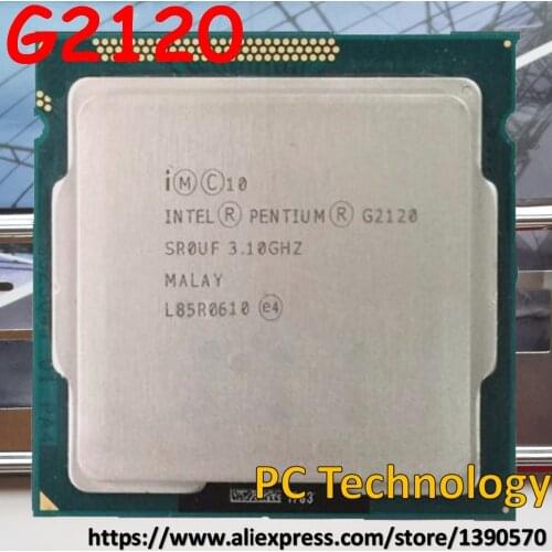 Origina Intel PENTIUM G2120 G 2120 3.1GHz CPU 3M LGA1155 55W desktop Dual-Core Free shipping ship out within 1 day