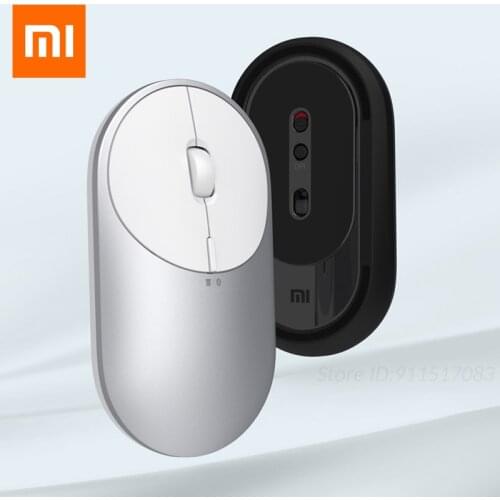 Xiaomi Protable Wireless Mouse 2 Bluetooth 2.4G Dual Mode 4 Levels DPI Adajustable Photoelectric Sensor Mi Mouse Multi System