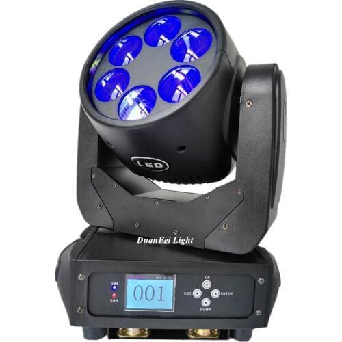 Roadcase)12 pieces dmx lyre beam moving head led dmx dj equipment moving head beam 6x25w