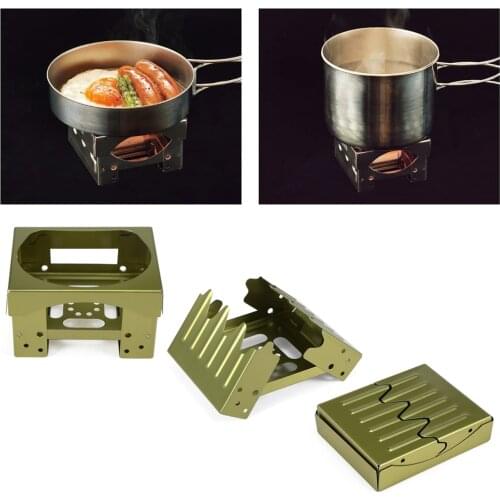 Camping Stove Folding Stove Portable Solid Alcohol Stove for Outdoor