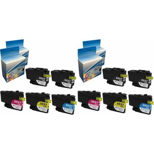 10PK Compatible Ink Cartridge for Brother LC3037 MFC-J5845DW MFC-J5945DW MFC-J6545DW MFC-J6945DW