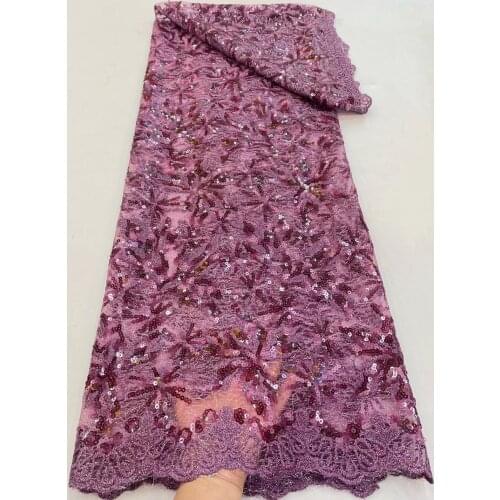 Sequin fabric high quality African lace fabric, sequins fabric French tulle lace for dress cloth 5 yard/lot shipping A4029