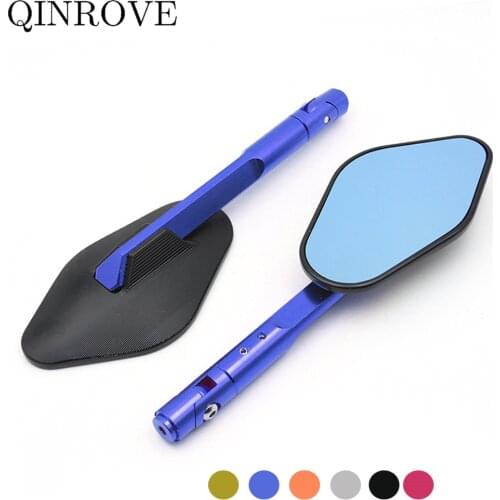 CNC Aluminum Motorcycle Rear View Mirror Universal Scootor Rearview Mirror For Honda Hornet CB500X Ducati Monster Scrambler 999