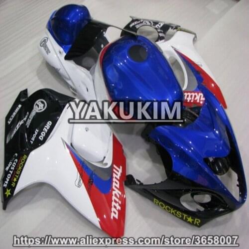 YAKUKIM ABS Injection Fairing Kits For Suzuki GSXR1300 Hayabusa 08-09 Year 2008 2009 GSX R1300 Hayabusa 08 09 Motobike Fairings