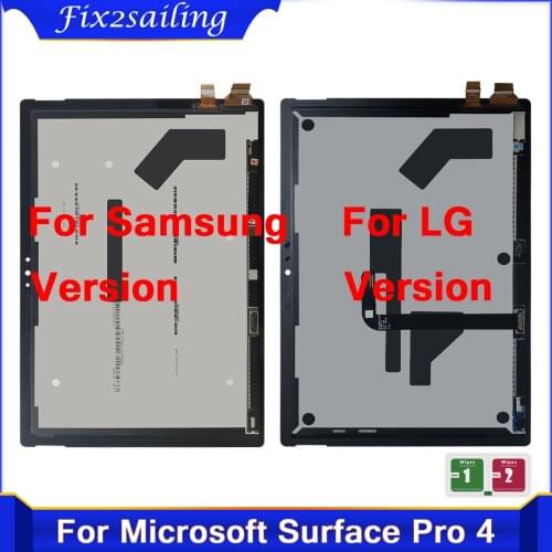 AAA+ Test LCD Screen For MicroSoft Surface Pro 4 Pro4 1724 LCD Display Touch Screen Digitizer Assembly LCD For Surface Pro 4