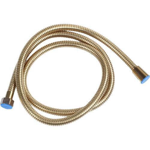1.5m Gold Shower Head Hose Long Flexible Stainless Steel Bathroom Water Tube