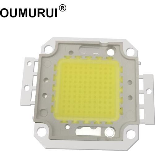 100W LED COB Chip White 6000K/Warm 3000K High power Lamp floodlight 3000mA 32-34V 8000-9000LM Genesis 30mil Free shipping 5pcs