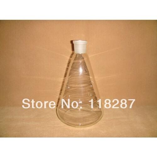 1000ML,Glass Erlenmeyer Flask,glass conical flask,neck 24/29,Lab glassware Flask