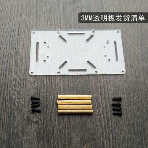 Acrylic Plate For Arduino DIY Smart Banlance Robot Car Fixed Support For Self Balancing Vehicle Chassis Remote Control