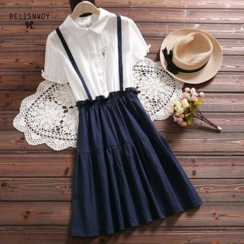 BELISNVOY Summer Cotton Dresses