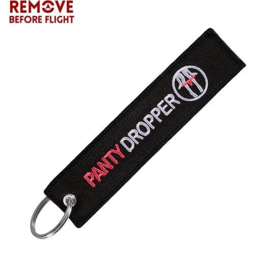 Motorcycle Car Keychain Embroidery Penty Dropper Key Chain Fashion chaveiro carro Key Holder KeyRing accesorios automovil