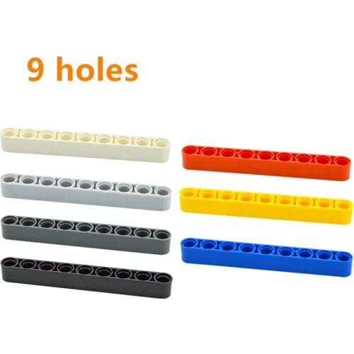 Thick 1x9 hole arm Building Blocks Technical DIY Liftarm Bricks Compatible Assembles Particles MOC Parts Educational Toys 40490