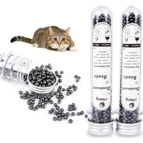 Pet Cat Litter Deodorizing Beads Removaling Excrement Odor Cat Litter Box Air Fresher Pet Deodorizer Beads Inhibit Bacterial