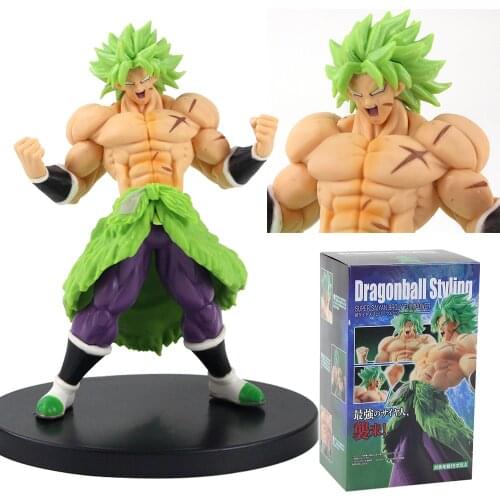 14cm Dragon Ball Broly Cartoon Figurine PVC Decoration Model Figure Toys