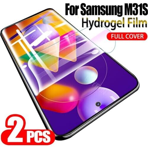 2PCS Hydrogel Film For Samsung Galaxy M31S Screen Protector Display Protective Film For samsung m31 m51 m30s a50s screen film
