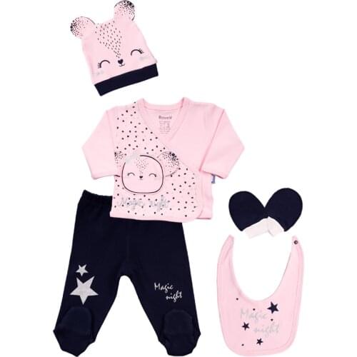 5 pcs Baby Clothes 0-3 m Spring Summer Newborn Clothing Gift Set Cotton Girls Boys Baby Clothes Baby outfit