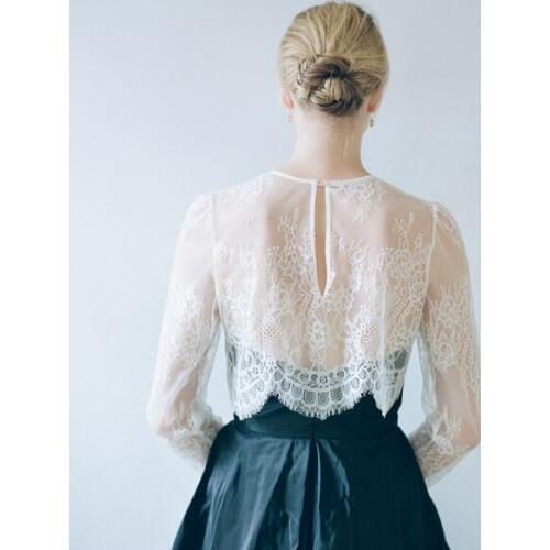 LASUI 1.5m*3m Exquisite high off white black All kinds of skirts shawls scarves wedding dresses, dresses, beach skirts and so on