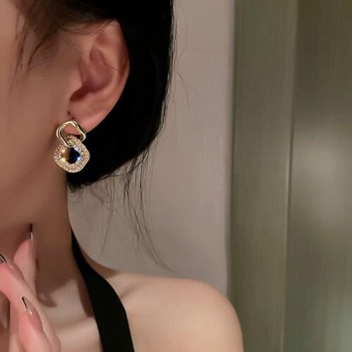 Summer new luxury creative geometric pendant earrings fashion casual party banquet earrings for women holiday gift jewelry