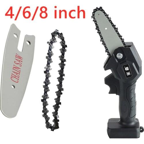 13cm Guide Plate Chainsaw Accessory Replacement Chain 4/6/8 inch Electric Chain Saw Woodworking Tool for Electric Pruning Garden
