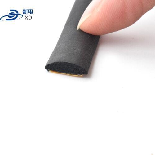Closed cell EPDM foam half round rubber strip