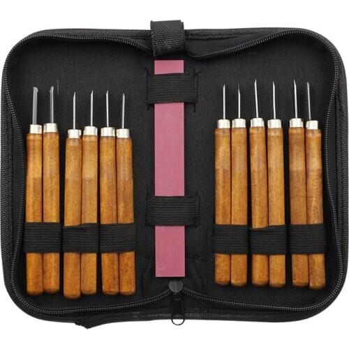 15/10/5pcs Professional Wood Carving Chisel Knife For Basic Cut Diy Detailed Woodworkers Hobby Nicking Cutter Gouges Hand Tools