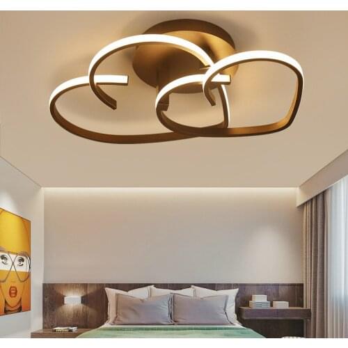 Nordic chandeliers ceiling luzes de teto Bedside Aluminum Living Room Ceiling Lamp Fixtures ceiling lamp ceiling light fans
