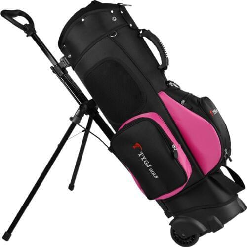 Golf Bag Travel Wheel Standard Stand Golf Cart Bag Professional Golf Set Hold 13 Clubs Standard Ball Travel Trolley Bags A7046