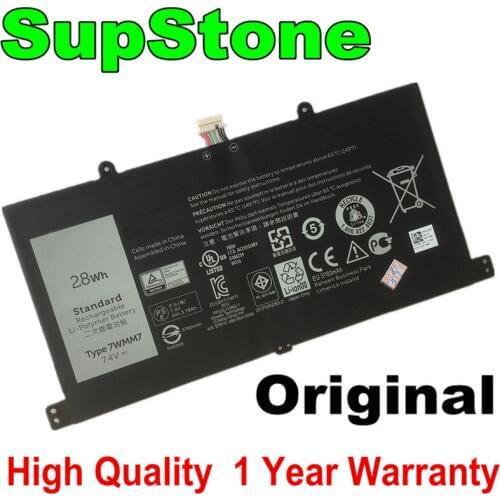 SupStone 28WH New Original 7WMM7 laptop Battery For Dell Venue 11 Pro Keyboard Dock D1R74 RTY89 CFC6C DL011301-PLP22G01