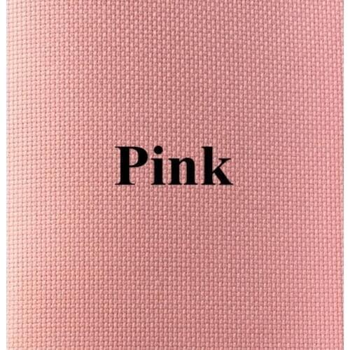 9TH 20*20cm Aida 18ct white cloth pink blue black cross stitch fabric canvas DIY handmade needlework sewing craft many