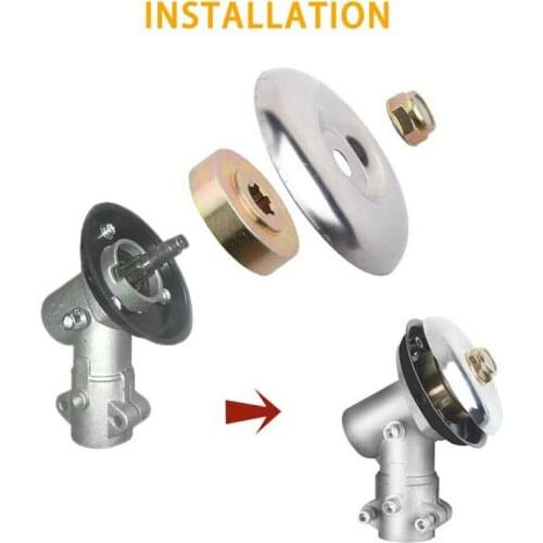 Outdoor Grass Trimmer Head Lawnmower-Blade Adapter Kit Weed Lawn Brush Razor Household Mower Tool With Adaptor