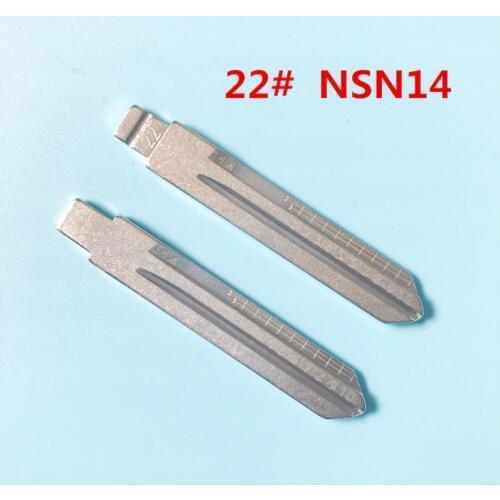 Engraved Line Key For 2 in 1 LiShi For Nissan,TEANA,TIIDA,LIVINA,Scale Shearing Teeth Blank Key NO.22[10pcs]