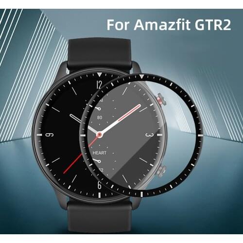 2pcs/lot 3D Full Edge soft Film for Huami Amazfit GTR 2 Screen Protector Explosion Proof Protective soft Film for Amazfit GTR2