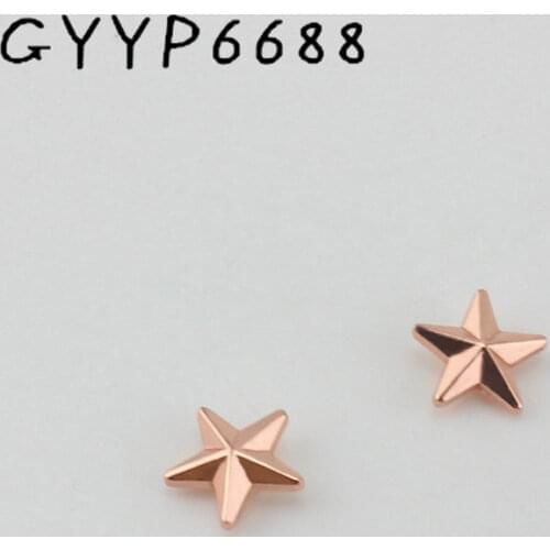 10mm 10pcs Pentagram cover rivet Head Feet Solid Rivets Fasteners High Quality Leather Crafts Bags shoes Studs