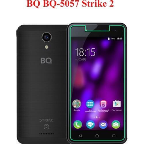 Tempered Glass for BQ BQ-5057 Strike 2 5057 5.0Inch Smartphone Cases Screen Protector Film Protective Screen