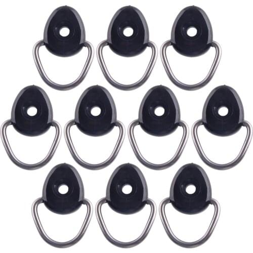 10pcs/Set Car Tail Box Tie-Down D-Ring Pull Buckle Accessories Fit for Suzuki Jimny 2019 2020 2021 JB64 JB74
