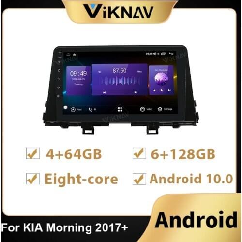 128G Android Car Radio GPS navigation For KIA Morning 2017+ Car headunit DVD stereo Recorder multimedia player touch screen