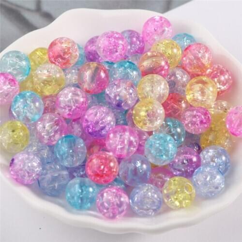 Colorful Round Pearls Beads Size8-12mm Floral Garment Pearl With hole For DIY Art Necklace Fashion Jewelry Making Accessories