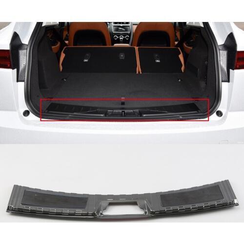 For Jaguar E-Pace 2017 2018 2019 Stainless Steel Inner Rear Bumper Protector Guard Cover Rear Door Sill Trim 1pcs Car Styling
