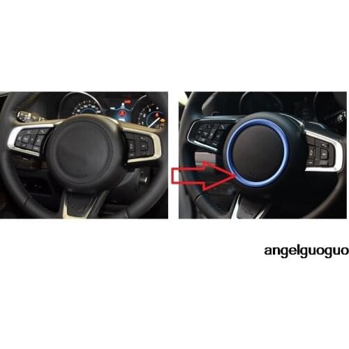 For Jaguar XE / XF XFL F-PACE F-TYPE Car Steering Wheel Sequins Decorative Ring