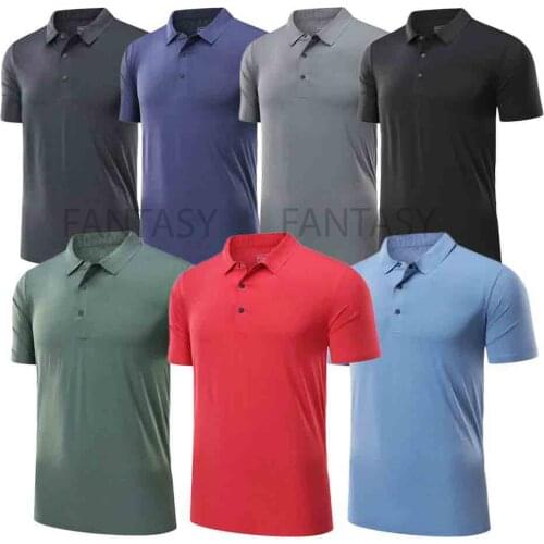 Unise polo T- shirt polo t shirt for men Compression Running short Sleeve training Gymnastics Jogging Rashgard Gym Sportswear