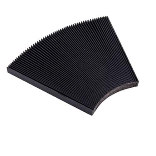 Custom Size Milling Flexible CNC Engraver Machine Protective Flat Accordion Bellows Cover Tool Mill Parts