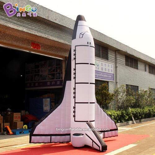 Customized 5m height giant inflatable space shuttle balloon / space shuttle inflatable toys