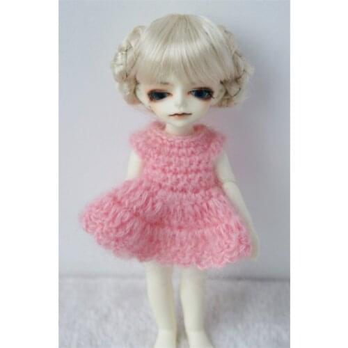 JD156 4-5inch 11-13CM Ballerina Synthetic mohair 1/12 BJD Doll wigs