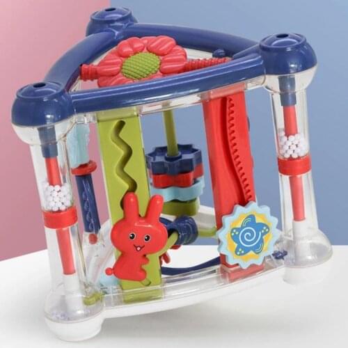 Beloved Store Activity play Cube Enlightening Educational Hanging Toys Newborn Rattle Grasping Toys Climb Maze Ball Baby Gift