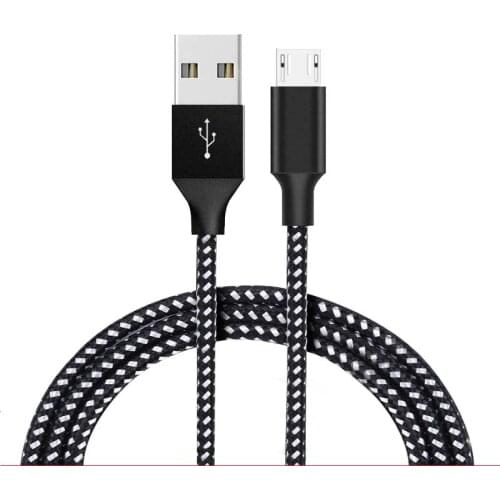 Micro USB Cable 1m 2m 3m Fast Charging Nylon USB Sync Data Mobile Phone Android Adapter Charger Cable for Samsung Xiaomi Huawei